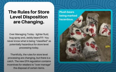 The Rules for Store Level Disposition are Changing
